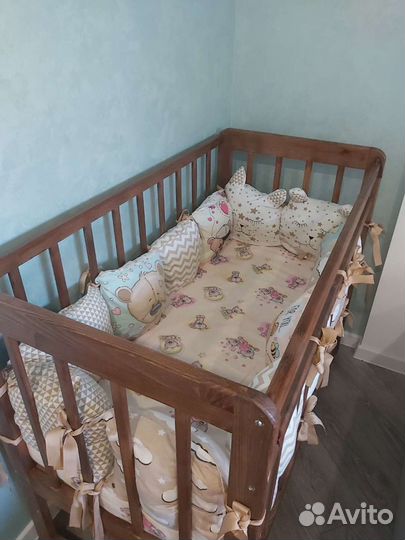 Бортики в детскую кроватку