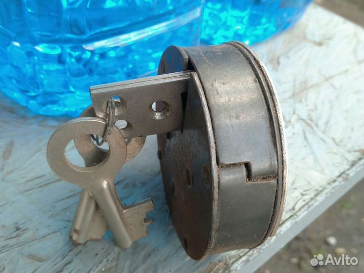 Замок навесной СССР с петлями