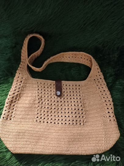 Сумка вязаная ручной работы по мотивам YS Laurent