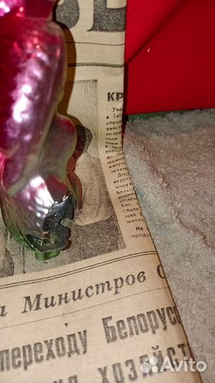 Елочные игрушки СССР