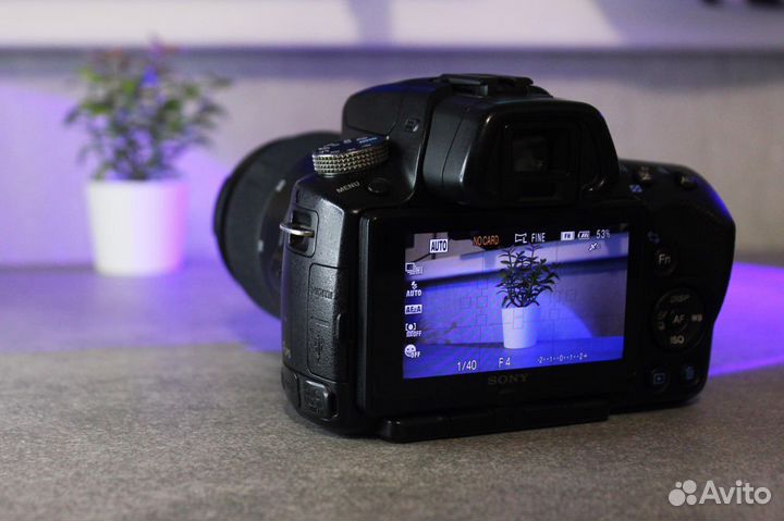 Фотоаппарат Sony Alpha SLT-A55V + Объектив 18-70mm