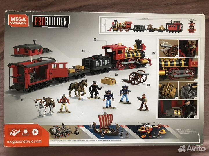 Конструктор Mega Construx Train Heist