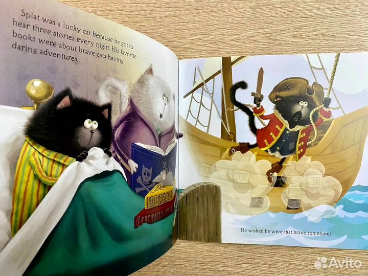Splat the Cat с флэпами и стикерами