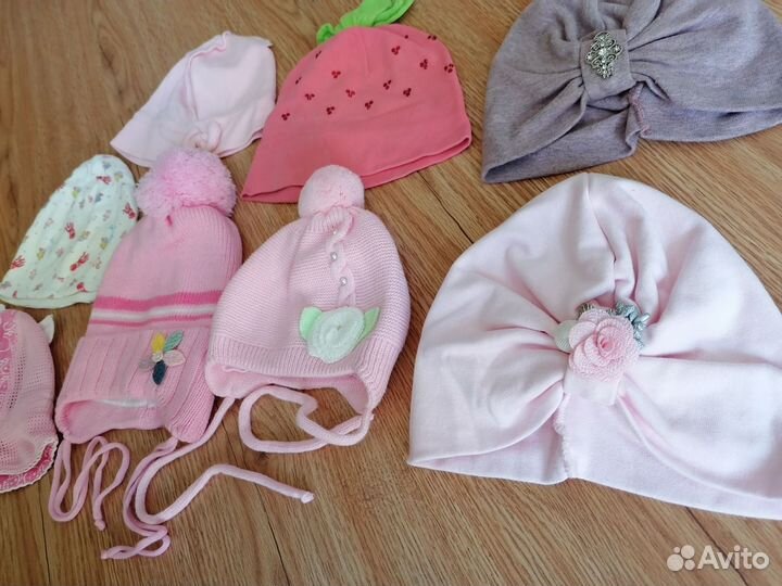 Шапки 46 48 на девочку