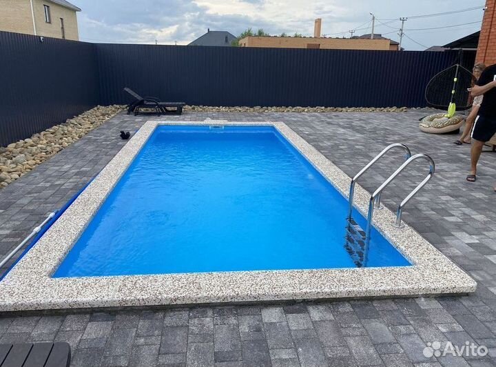 Полипропиленовая чаша (бассейн) 7м*3м*1,5м