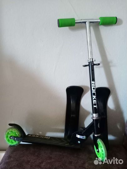 Самокат-снегокат 2 в 1