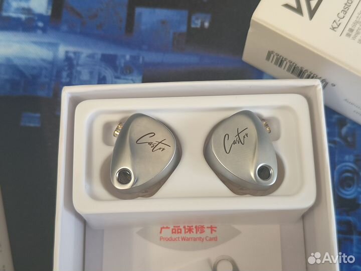 Наушники KZ Castor harman гарнитура 3.5 4.4