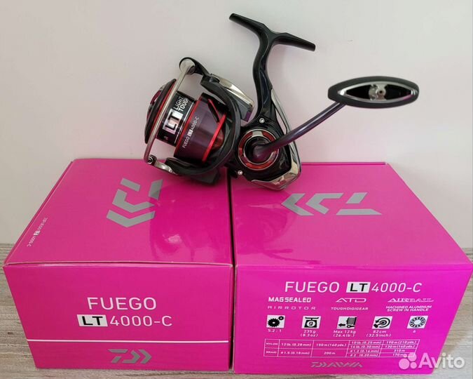 Катушка Daiwa 20 Fuego и 20 Exceler
