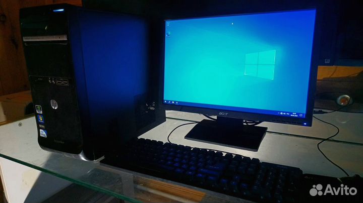 Мощный игровой пк i5 Geforce GTX 1050ti + монитор