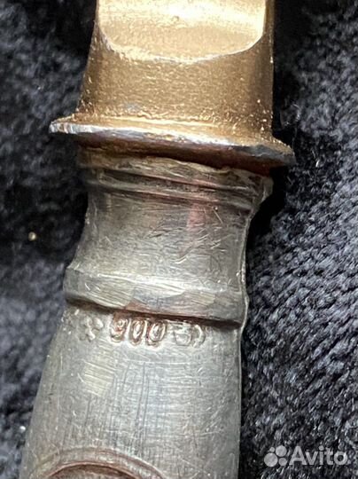 Столовый набор старинный серебро 900