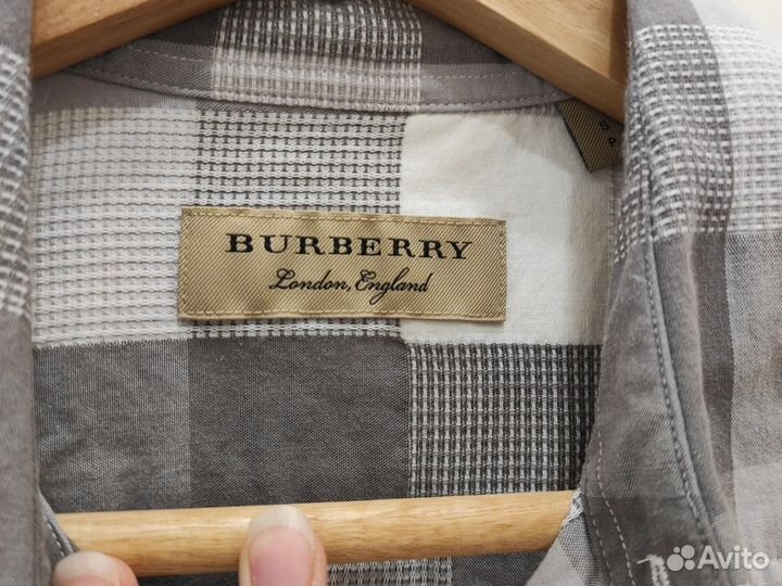 Burberry рубашка мужская б/у