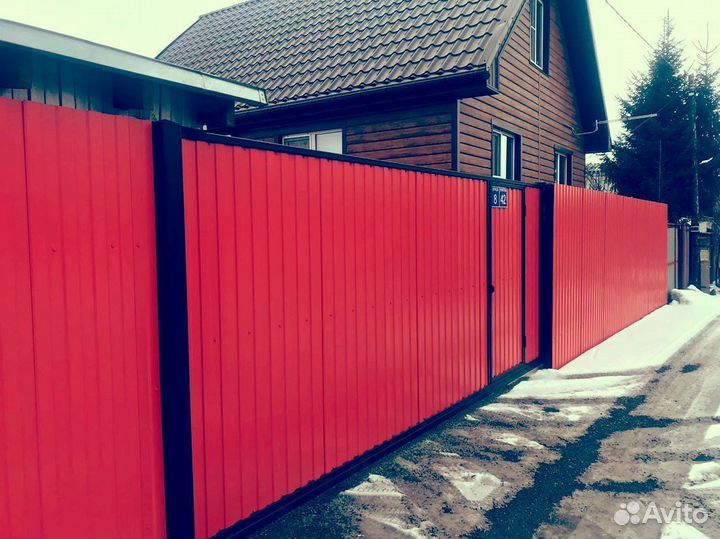 Забор из профлиста