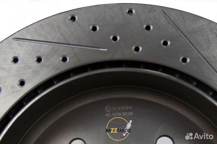 Тюнинг тормозов Toyota LC300 Brembo GT8 передних