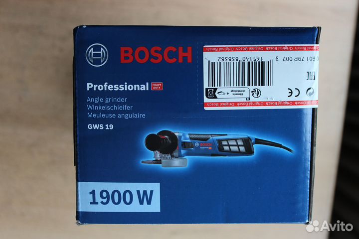 Ушм Bosch GWS 19-125 CIE