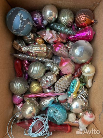 Елочные игрушки СССР