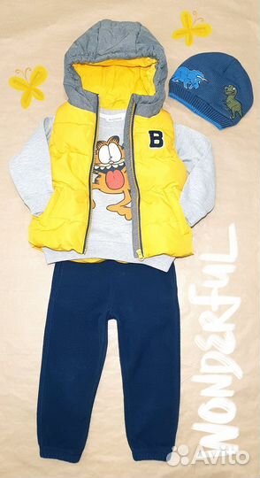 Рост 92-98 Комплект фирменной одежды для мальчика
