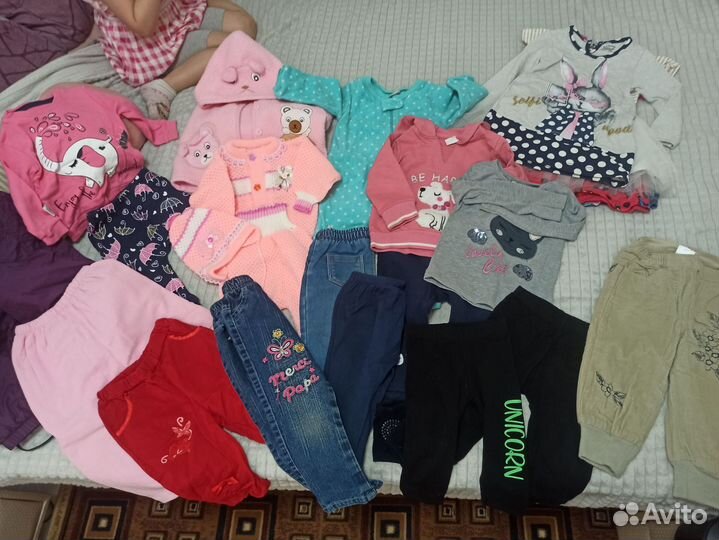 Коробка вещей на девочку