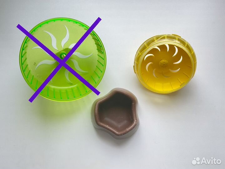 Домик, колесо, шар для хомяка