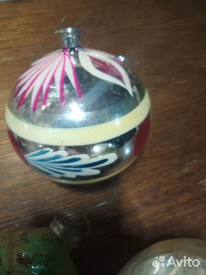 Новогодние ёлочные украшения из СССР одним лотом