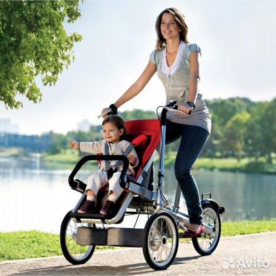 Велосипед с коляской (новый)