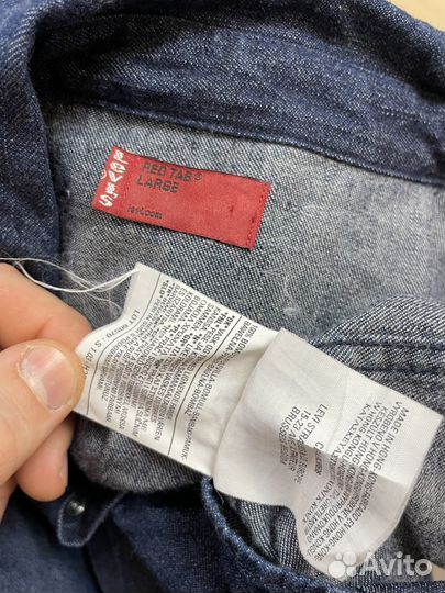 Рубашка levis red tab L