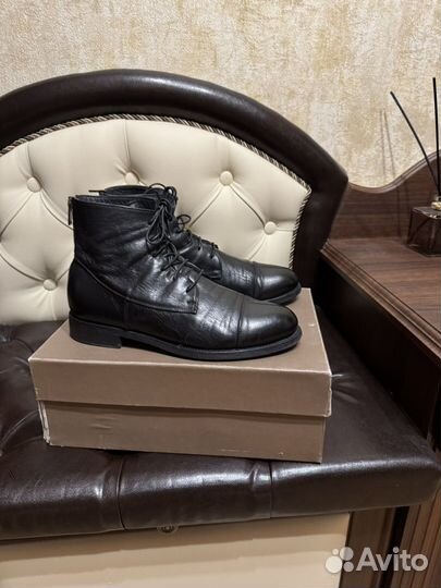 Ботинки осенние женские 38 натуральная кожа