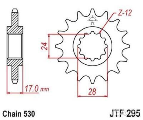 Звезда ведущая JTF295 16