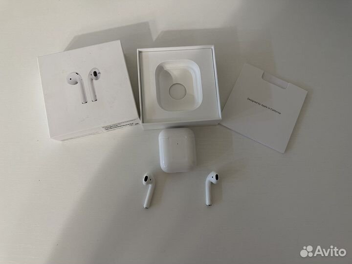 AirPods 2 оригинал (кейс с беспроводной зарядкой)