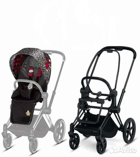 Коляска прогулочная Cybex Priam iii 3 rebellious