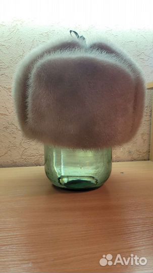 Норковая шапка мужская ушанка