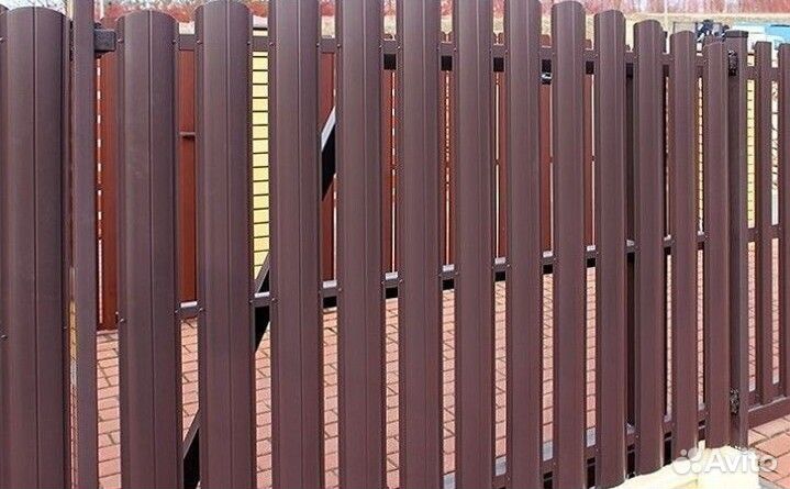 Шахматный штакетник