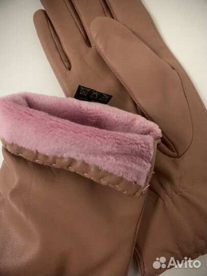 Перчатки кожаные