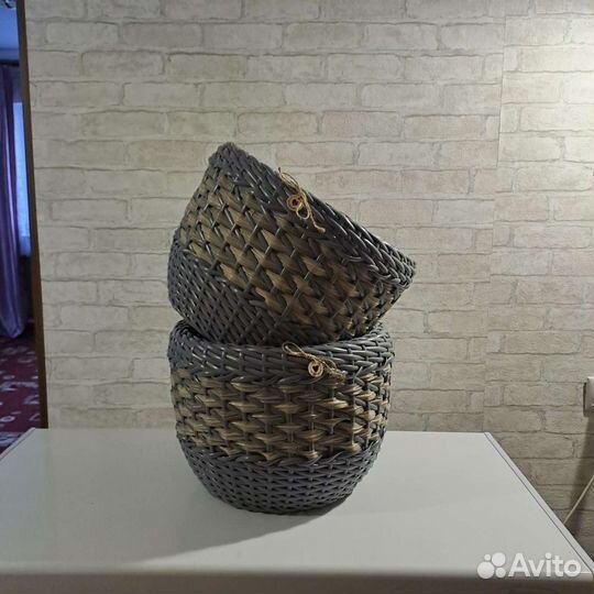 Набор кашпо ручной работы