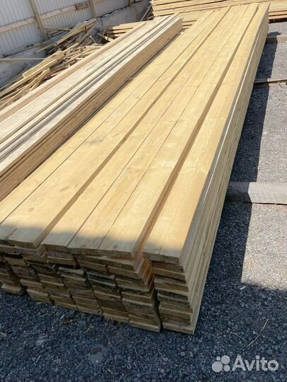 Доска обрезная 40х150х6000мм от производителя
