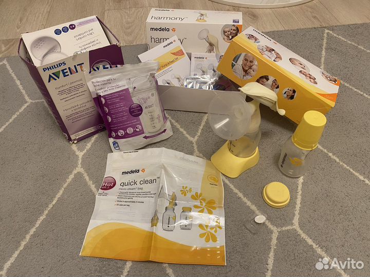 Молокоотсос medela ручной двухфазный