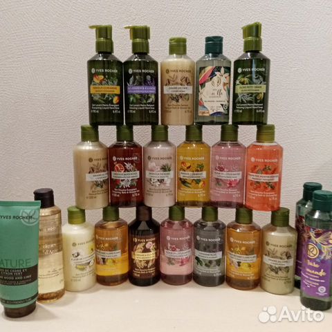 Гели и мыло ив роше, 200 мл и 400 мл