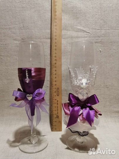 Свадебные бокалы, свадебный банк