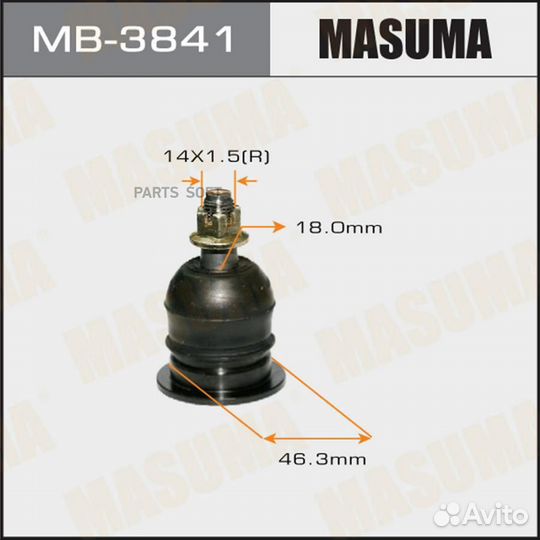 Masuma MB-3841 Опора шаровая L/R