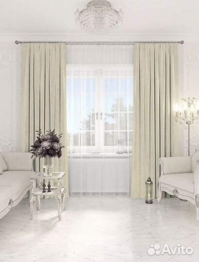 Шторы новые готовые бархат