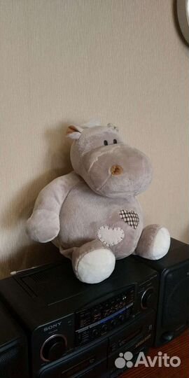 Мягкая игрушка бегемот 33 -35см