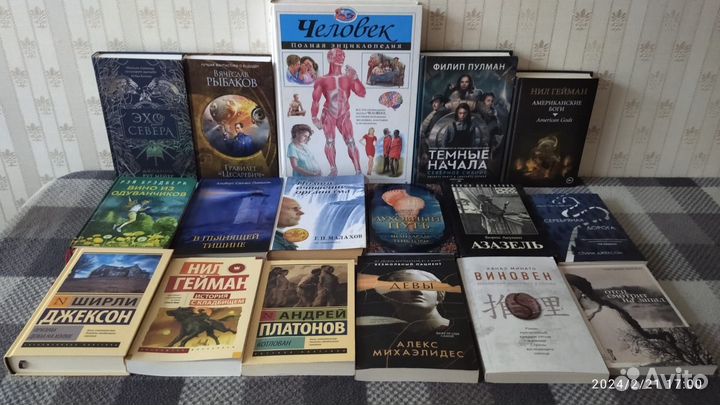 Разные книги: Ф. Пулман; Нил Гейман; Рей Бедбири