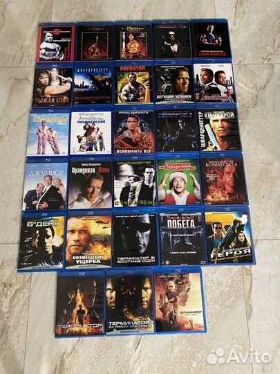 Blu ray фильмы Шварценеггер, Ван Дамм, Стэтхэм