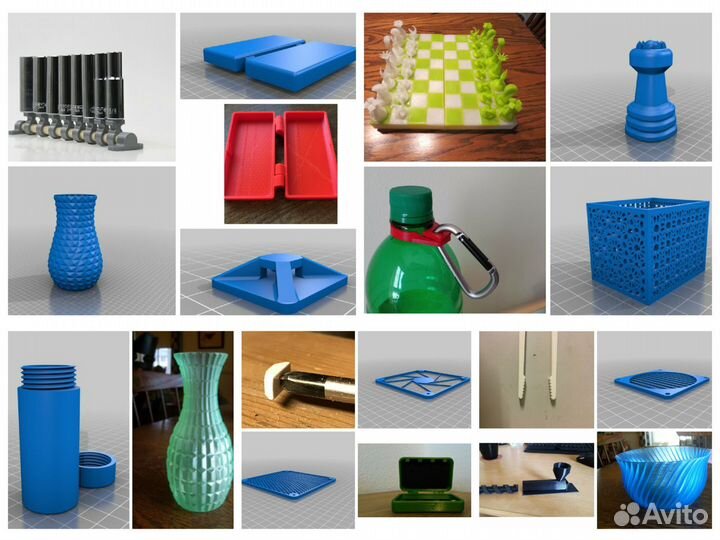 Stl Архив 3Д клише для печати на 3D принтерах