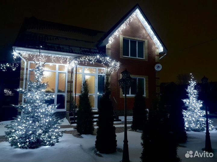 Новогоднее украшение дома