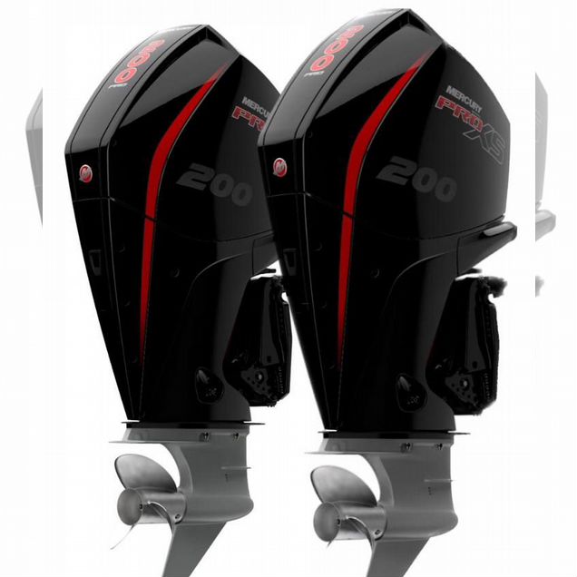 Спарка Mercury Pro XS 200 L+200 CLX DTS