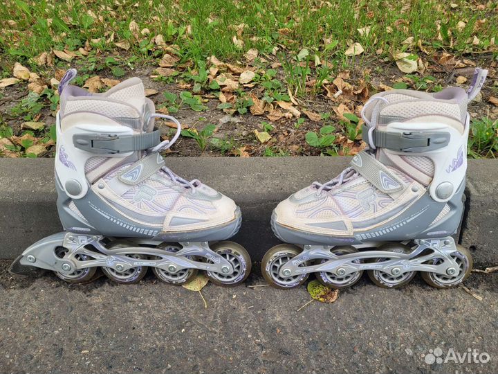 Коньки роликовые fila детские раздвижные, 35-38