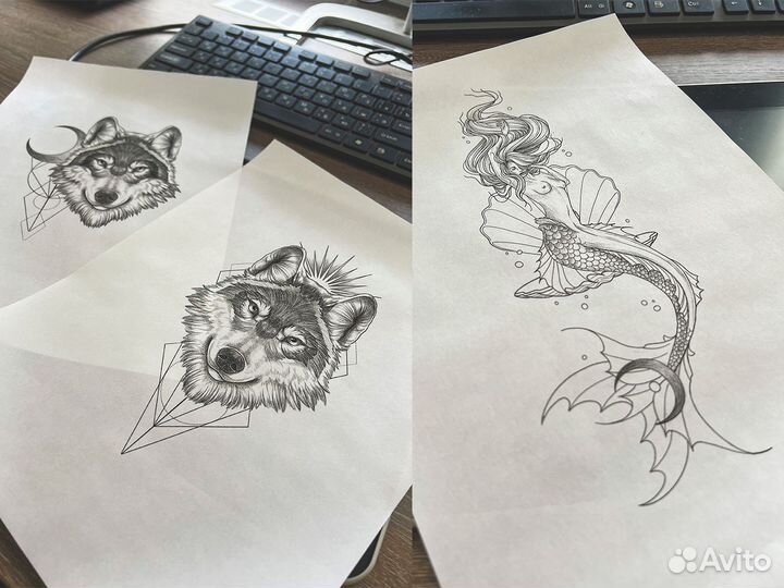 Эскиз тату на заказ