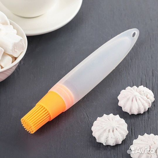 Кисть с резервуаром для масла Доляна «Лади», 19 см