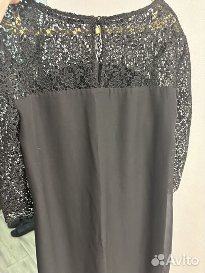 Вечернее платье 48 размер черное