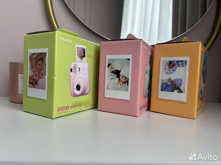 Фотоаппарат Instax Mini 12 + картриджи, Европа